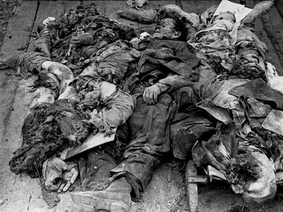Civilians killed during the 1942 German bombing of the Sechenov Institute in Sevastopol