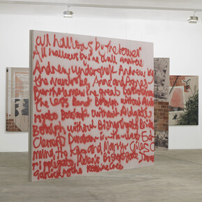 All images: Caragh Thuring, exhibition view, Chisenhale Gallery, 2014. All works 2014. Commissioned by Chisenhale Gallery. Courtesy the artist and Thomas Dane Gallery. Photo: Andy Keate