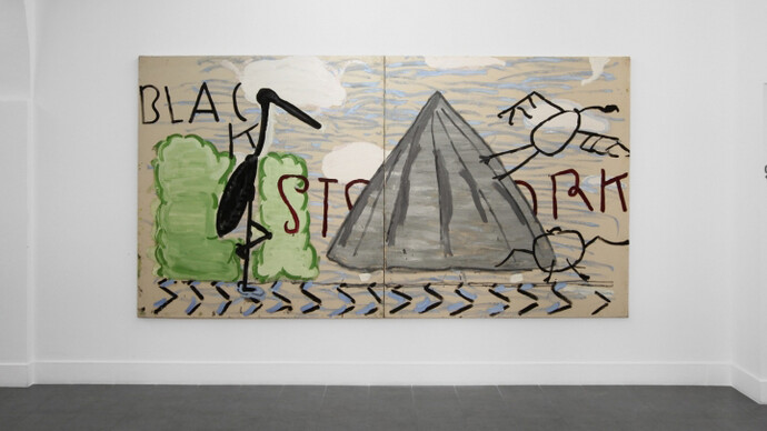 Yellow Sax, Exhibition view. Courtesy of Brand New Gallery