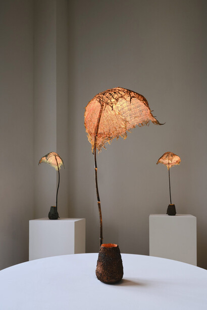 Aki+Arnaud Cooren, Under the reef, exhibition view. Courtesy of Carpenters Workshop Gallery