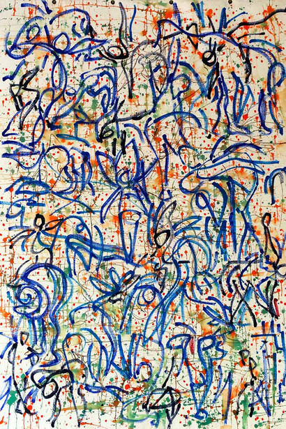 Michael Hutchison, All Too Human III, 2015, Acrylic on canvas, 124 x 178 cm