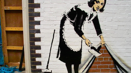 Banksy - Sweep at Hoxton