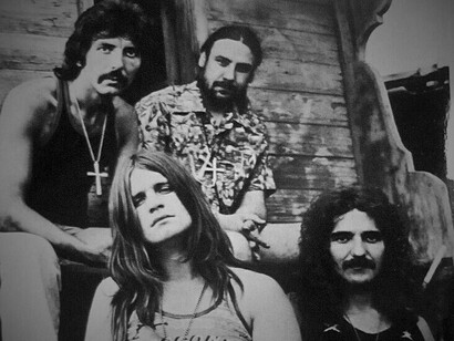 Black Sabbath in the 1970s, pioneering the sound that defined heavy metal