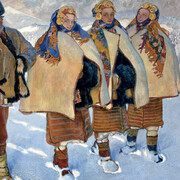 Władysław Jarocki, Houtsoules dans les carpates, 1910. Avec l’aimable autorisation de la Fondation de l’Hermitage