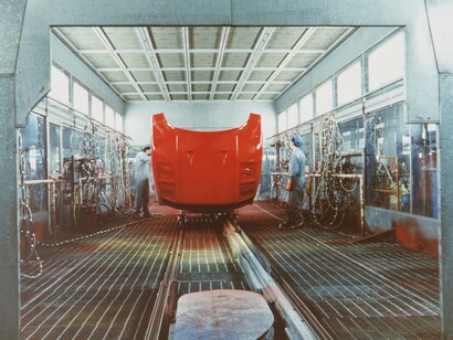 Luigi Ghirri - Palazzo Bentivoglio Ferrari, Maranello,1985-88 © Eredi di Luigi Ghirri