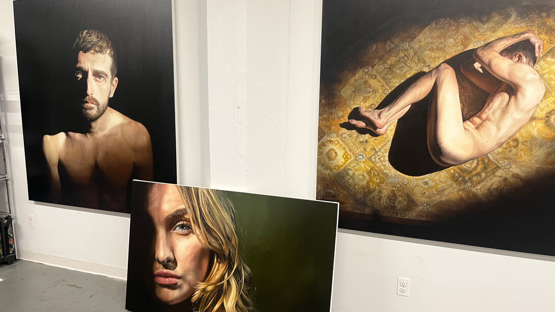 Nathan Brad Hall, Undercurrents, exhibition view. Courtesy of Gallery Victor