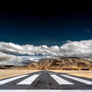 "Runway Nowhere" by Jean-christophe Dick. Courtesy of The Museum of Flight 
