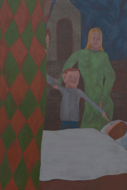 Dennis Tyfus, Let mys(t)ery serve history, 2025. Courtesy of Tim Van Laere Gallery