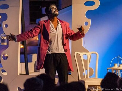 Claudio Pinto in L'Amore di don Perlimplino-Giullarata