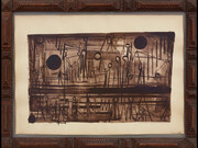 Sonja Sekula, Even poets were jealous of these, C.1947, gouache and ink on paper, 40x57 cm. Courtesy of Vermillon & Partners