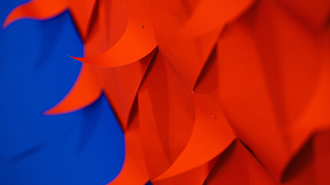 Installation view of Marine Duroselle, 'Preview of Shades' (2014) at Marsden Woo Project Space, detail of 'Ayacucho', photo © Philip Sayer, courtesy of Marsden Woo Gallery, London