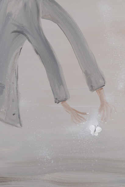 Jose Bonell, Winged flower, 2024. Courtesy of Adams and Ollman