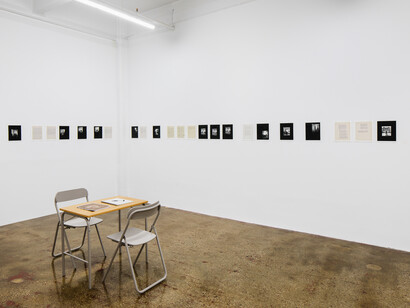 Susan Meiselas, 44 Irving Street 1970 – 1971, exhibition view. Courtesy of Higher Pictures