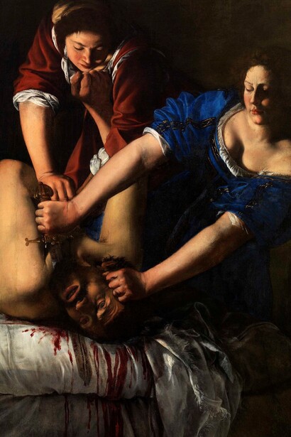 "Giuditta decapita Oloferne", Artemisia Gentileschi, Museo nazionale di Capodimonte, Napoli, Italia