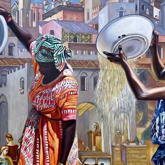 Ali HAssoun, Buongoverno 1 (dettaglio). Gentile concessione di Galleria Vik Milano