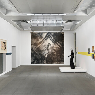 Various artists, Collection intervention by Amy Sillman, exhibition view. Courtesy of Kunstmuseum Bern