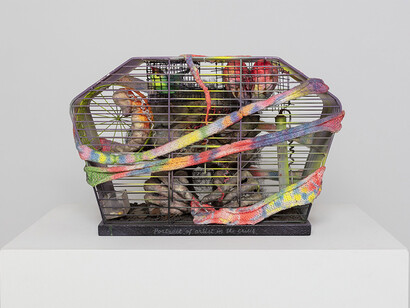 Tetsumi Kudo, Portrait of artist in the crisis, 1978. Courtesy of Hauser & Wirth Gallery