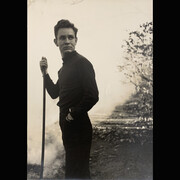 George Platt Lynes, Chuck Howard, c. 1950. Vintage gelatin silver print, 9 1⁄4 x 7 inches. Courtesy of Childs Gallery