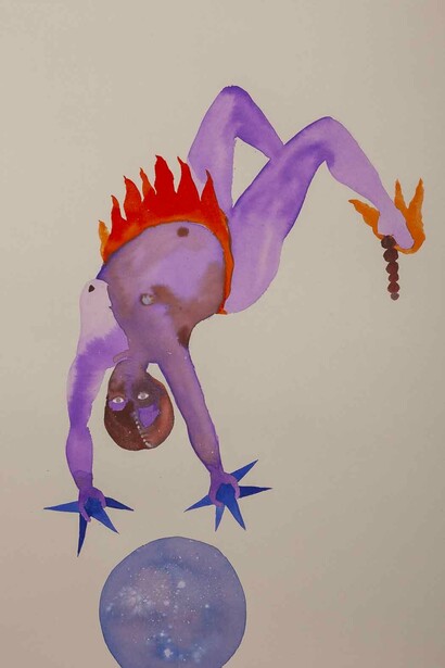 Luz Lizarazo, La alegría (detail), 2026. Courtesy of Casas Riegner Gallery