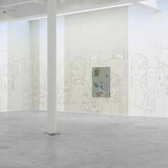 Gary Hume, exhibition view. Courtesy of Matthew Marks Gallery