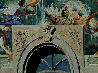 Stabilimento termale Acque della Salute, decorazione di Ernesto Bellandi 