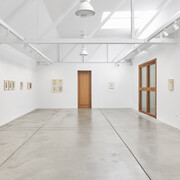 Barbara Stauffacher Solomon, Garden = grid = city, exhibition view. Courtesy of Anthony Meier 