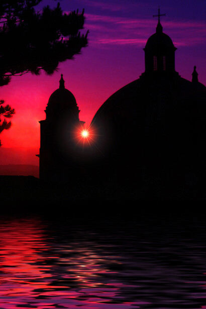 Montefiascone, Viterbo – La cupola della Cattedrale di Santa Margherita (elaborazione dell’autore). Ph Sergio Pessolano