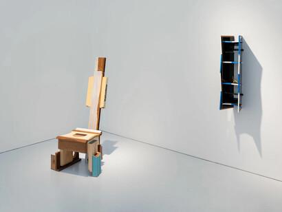 Rio Kobayashi, Crooked pencils, exhibition view. Courtesy of Kate MacGarry Gallery