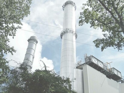 A European power plant that is gas-dependent and may shut down due to insufficient energy