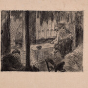 Edgar Degas, Les blanchisseuses (the laundresses), 1879. Courtesy of the Colby College Museum of Art