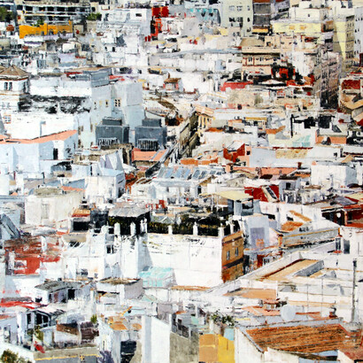 Ronald Dupont, Seville 1, 2018, 140x160cm-55x63 in