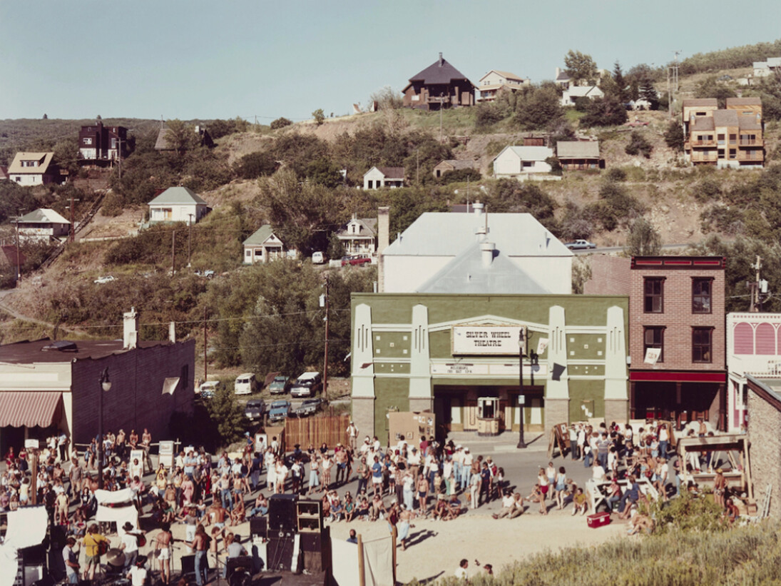 Joel Sternfeld, Park City, Utah, August 1979, 1979. Courtesy of Huxley-Parlour Gallery