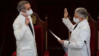 Luis Abinader presta juramento como presidente de la República Dominicana