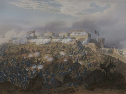 Carl Nebel, Ataque al Castillo de Chapultepec