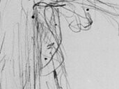 John Singer Sargent, "Bailarína española", grafito sobre papel, 1879-1980