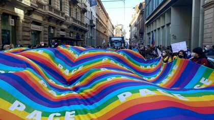 Corteo per la pace