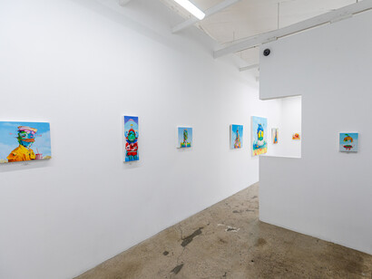 Dan Lydersen, Plasticine Dream, 2023, installation view. Courtesy the artist and Thinkspace Projects