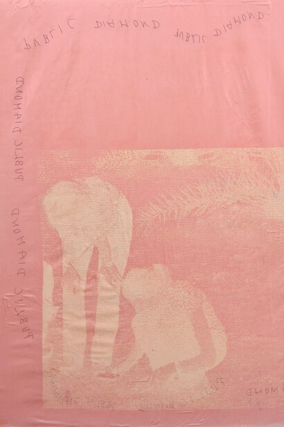 Katharina Marszewski, Screen in Dirty Desert Rosé, 2015 © Katharina Marszewski. Courtesy the artist and l’étrangère