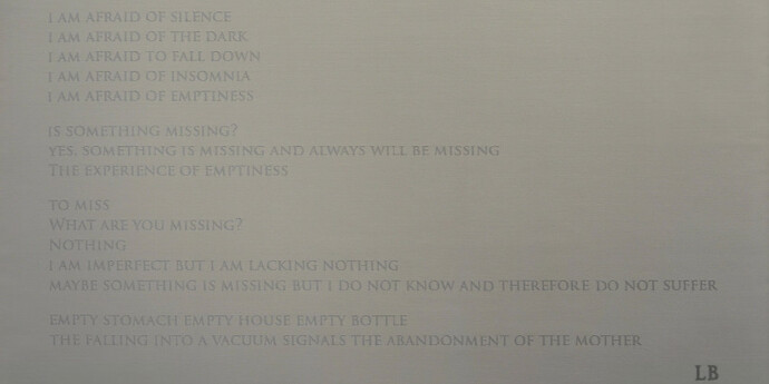 Louise Bourgeois. Courtesy of Carolina Nitsch