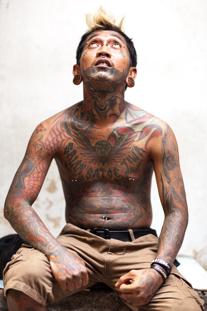 András Polgár: Muslim Punk (from the series), (2018)