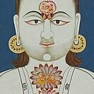 "Chakras del cuerpo sutil", atribuido a Bulaki, 1823