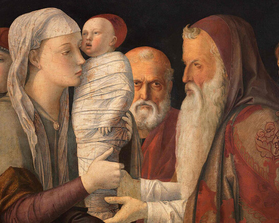 Mantegna and Bellini. Courtesy of Gemäldegalerie