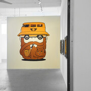 Jeremy Fish: The Spirit Animals. Courtesy of Jonathan LeVine Projects