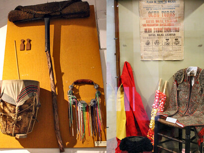 Fiestas y folclore, Exhibition view. Courtesy of Museo Unicaja de Artes y Costumbres Populares