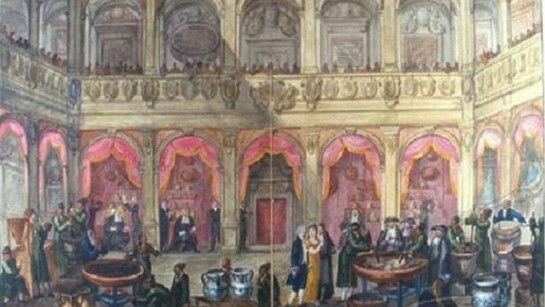 Theriaca all'Archiginnasio di Bologna.