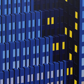 Daniel Rich, 700 Louisiana (Nocturne) (detail), 2025. Courtesy of Bernhard Knaus Fine Art 