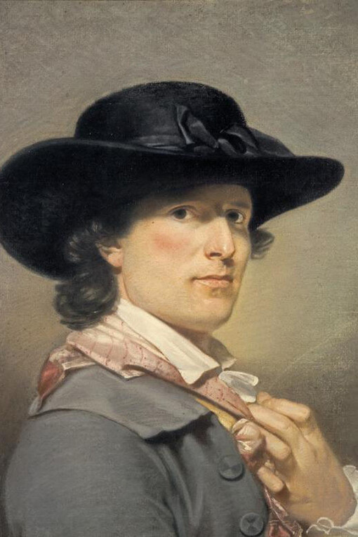 Archibald Skirving, 1749 - 1819. Artist (Self-portrait