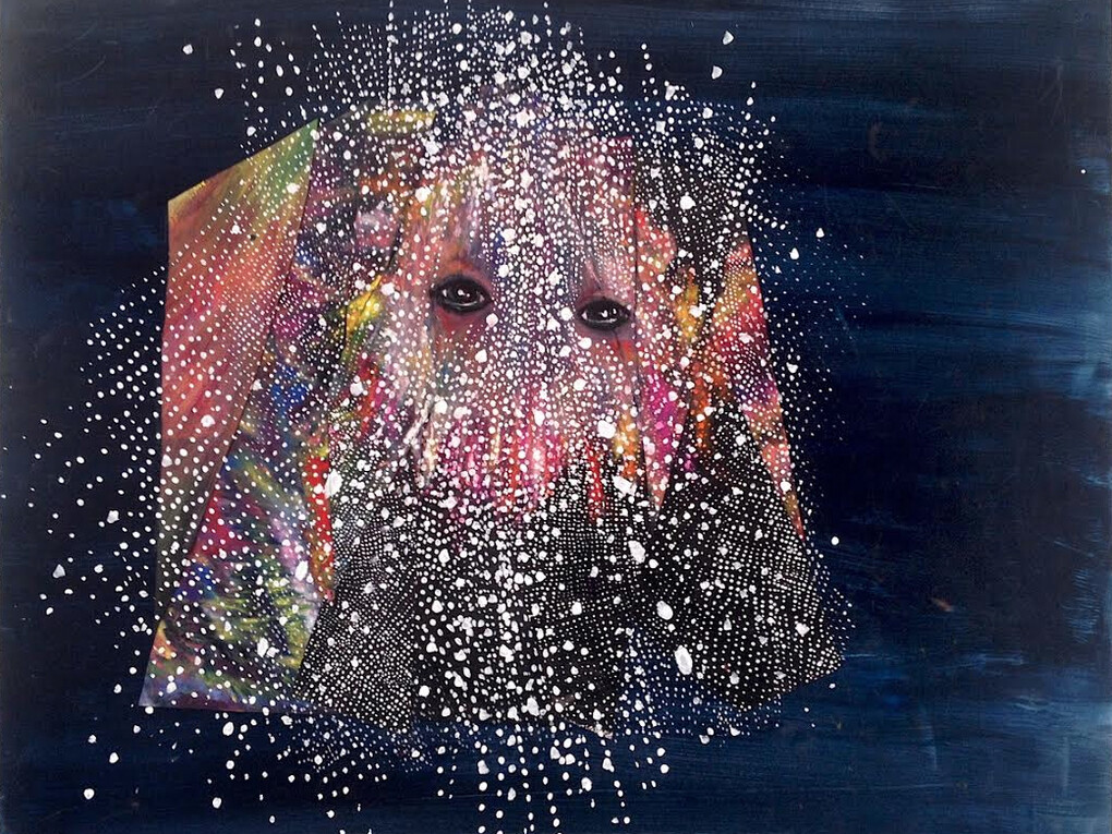 Sarah Gamble, Untitled, 2014, mixed media and collage on paper, 19hx24w in.