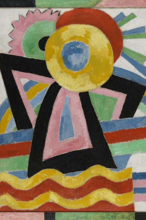 Marsden Hartley, Flower abstraction (detail), 1914. Courtesy of PAFA