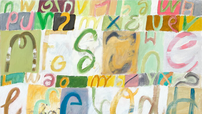 John Torrey, Lingua #7 (detail). Courtesy of Andrea Schwartz Gallery